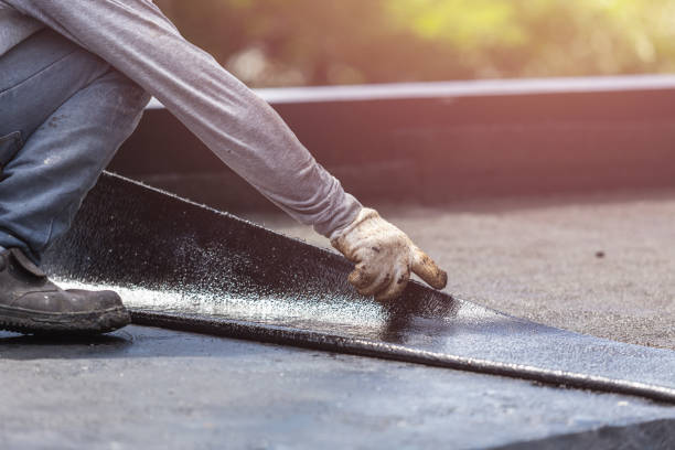 Professional Exterior Waterproofing technician working in Northfield, MN